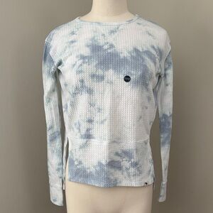 abercrombie kids Blue and White Tie-Dye Long Sleeve Tee Sz 11/12